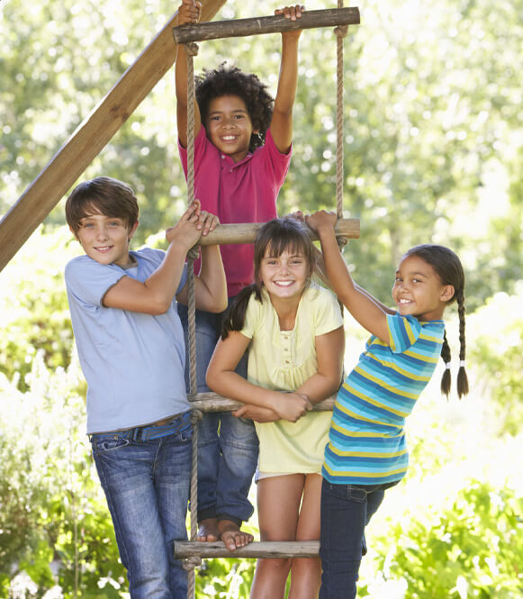 A Team of Children playing