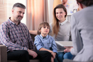 family with behavioral psychologist